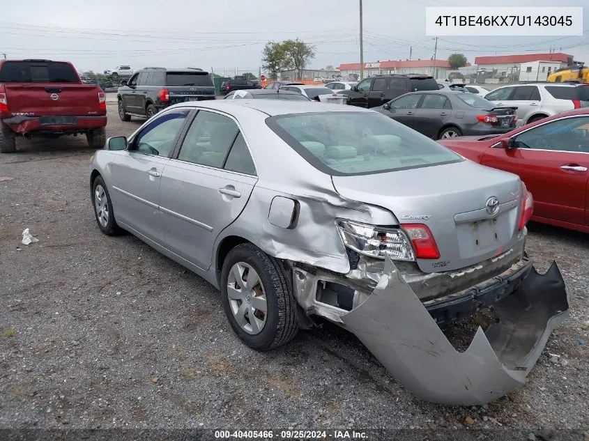 2007 Toyota Camry Le VIN: 4T1BE46KX7U143045 Lot: 40405466