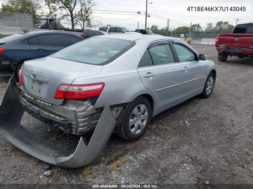 2007 Toyota Camry Le VIN: 4T1BE46KX7U143045 Lot: 40405466