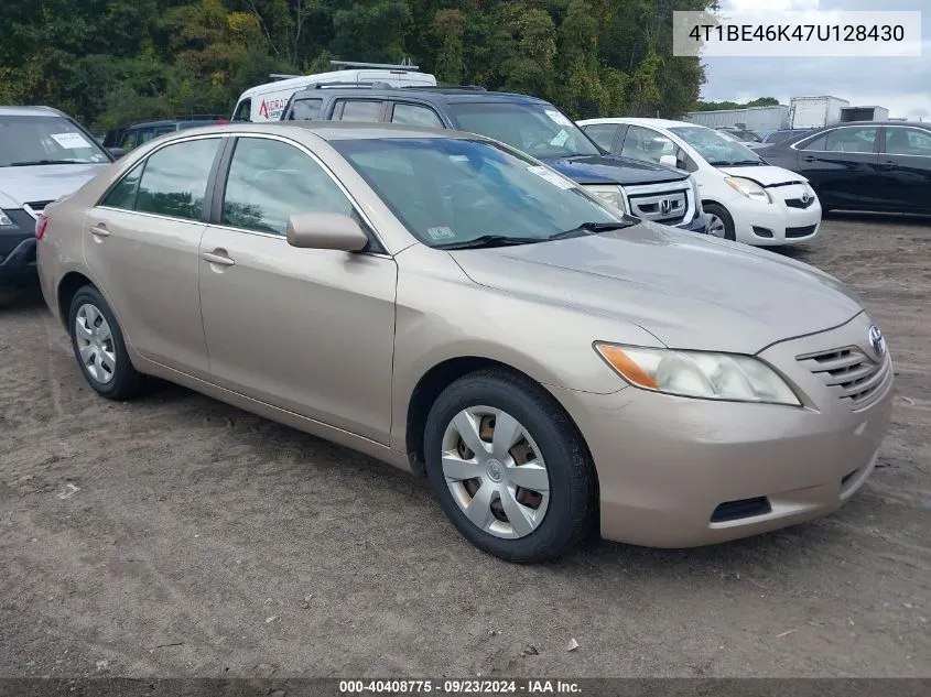 2007 Toyota Camry Le VIN: 4T1BE46K47U128430 Lot: 40408775