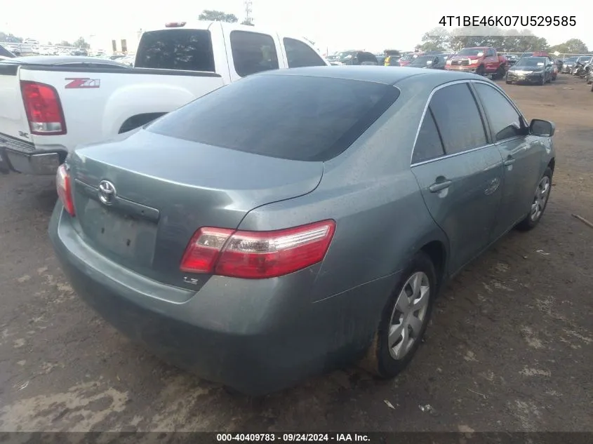 4T1BE46K07U529585 2007 Toyota Camry Le