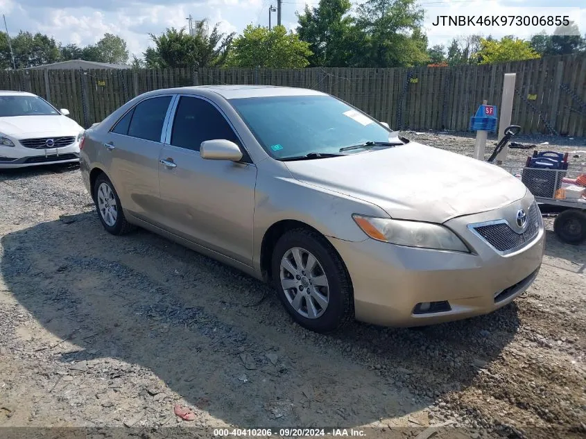 2007 Toyota Camry Xle V6 VIN: JTNBK46K973006855 Lot: 40410206