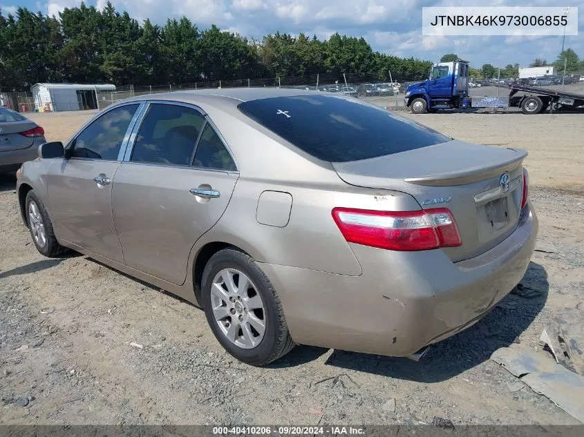 2007 Toyota Camry Xle V6 VIN: JTNBK46K973006855 Lot: 40410206