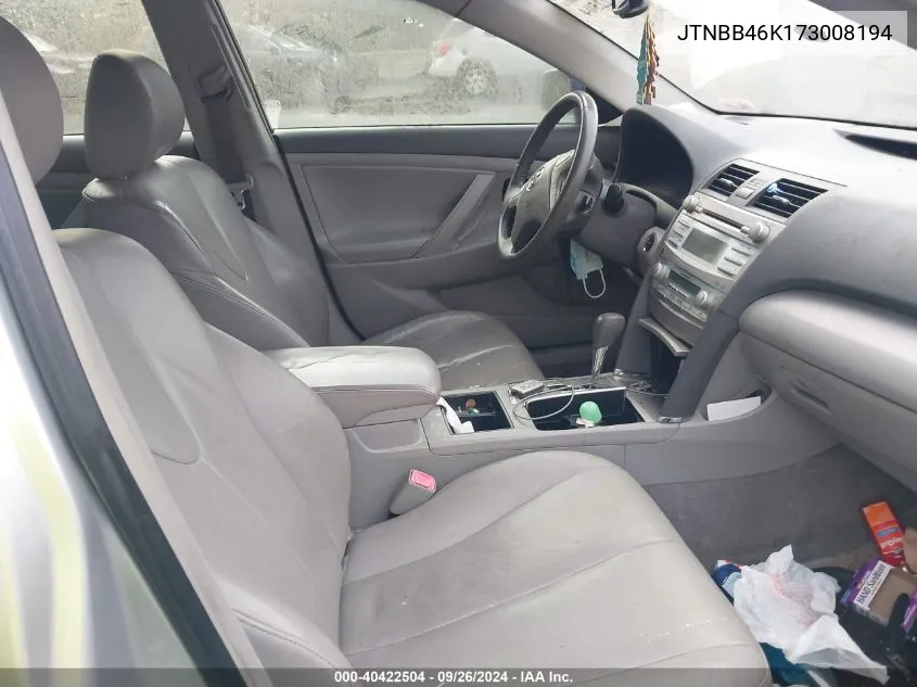 JTNBB46K173008194 2007 Toyota Camry Hybrid Hybrid