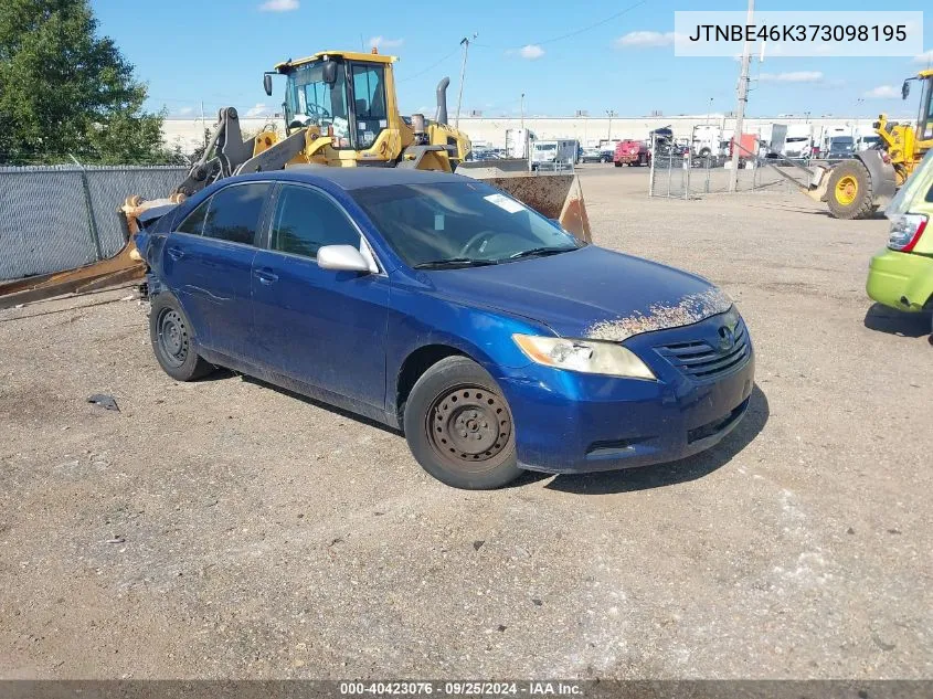 2007 Toyota Camry Le VIN: JTNBE46K373098195 Lot: 40423076