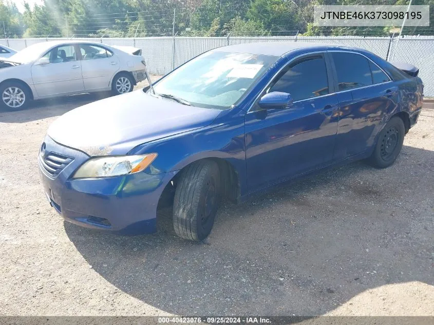 JTNBE46K373098195 2007 Toyota Camry Le