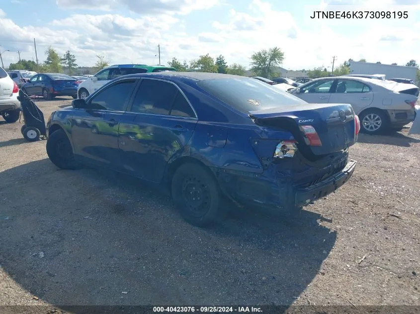 JTNBE46K373098195 2007 Toyota Camry Le