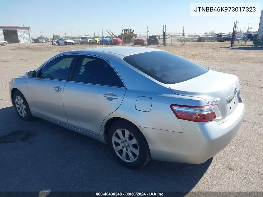 JTNBB46K973017323 2007 Toyota Camry Hybrid