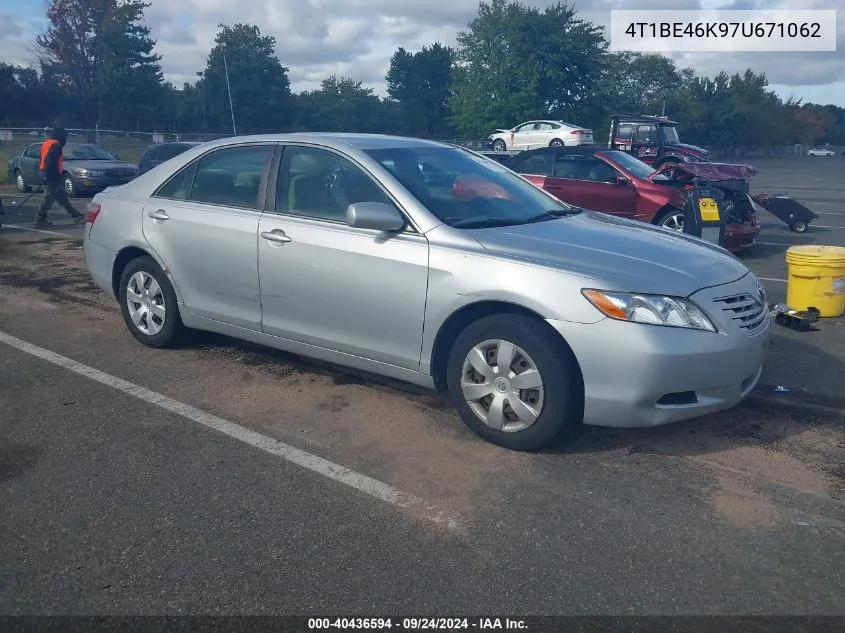 4T1BE46K97U671062 2007 Toyota Camry Le