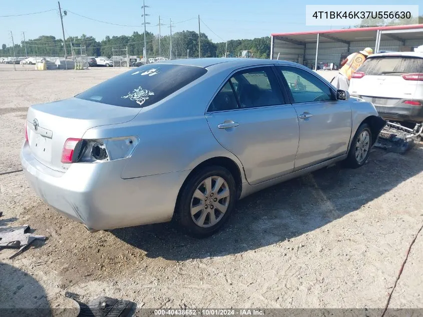 2007 Toyota Camry Xle V6 VIN: 4T1BK46K37U556630 Lot: 40438652