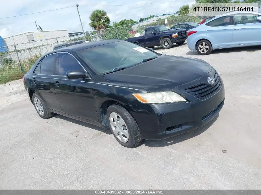 2007 Toyota Camry Le VIN: 4T1BE46K57U146404 Lot: 40439832