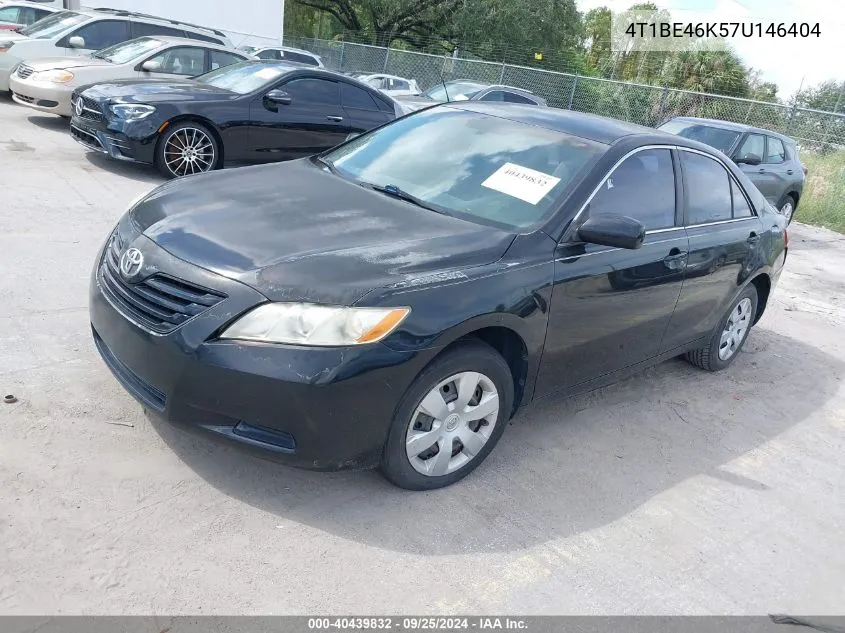 2007 Toyota Camry Le VIN: 4T1BE46K57U146404 Lot: 40439832