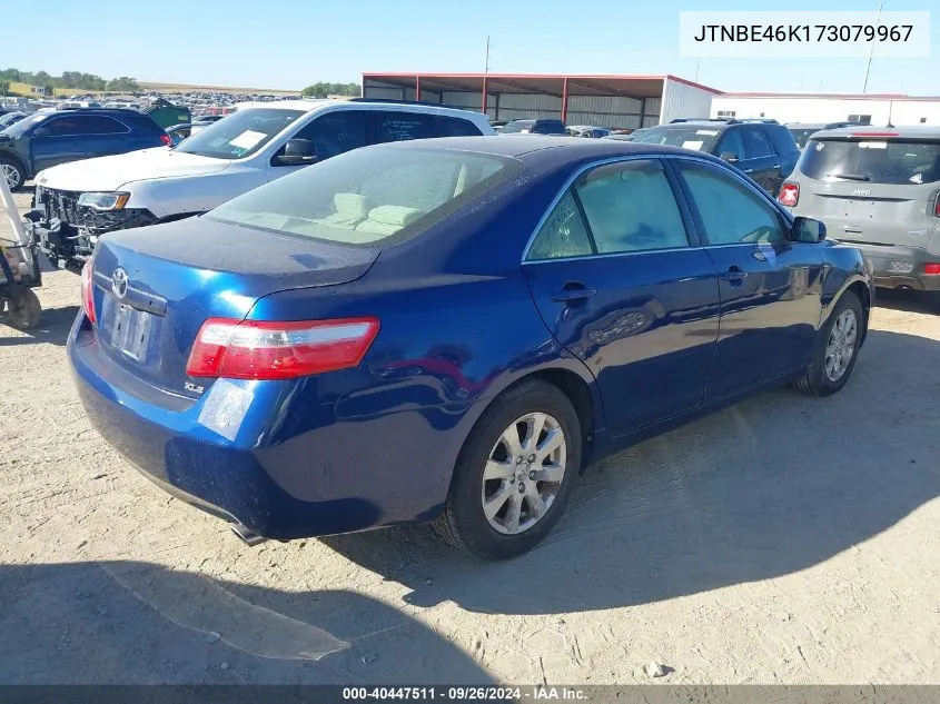 2007 Toyota Camry Ce/Le/Xle/Se VIN: JTNBE46K173079967 Lot: 40447511