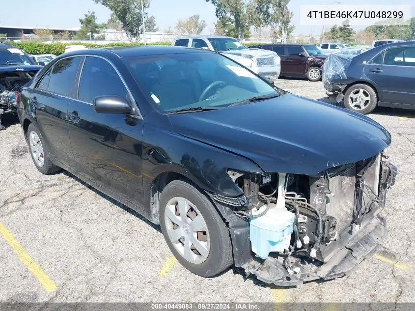 2007 Toyota Camry Le VIN: 4T1BE46K47U048299 Lot: 40449083