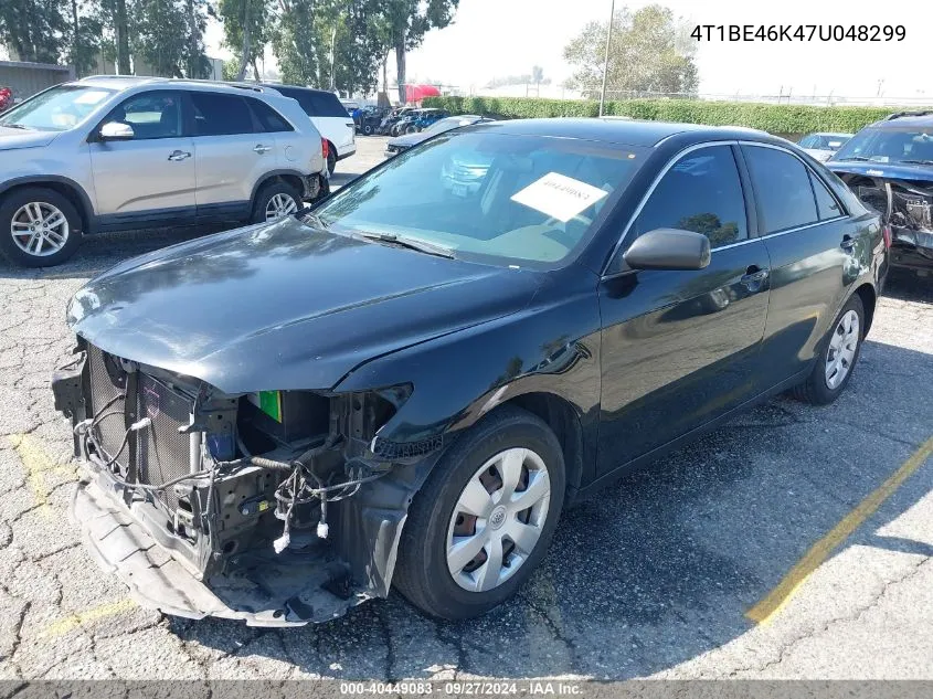 4T1BE46K47U048299 2007 Toyota Camry Le