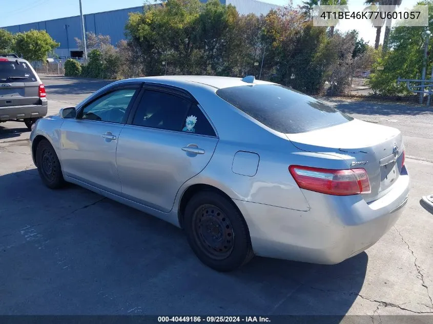 2007 Toyota Camry Le VIN: 4T1BE46K77U601057 Lot: 40449186