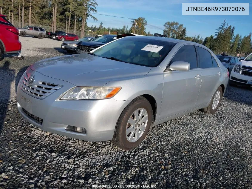 2007 Toyota Camry Xle VIN: JTNBE46K973070076 Lot: 40452088