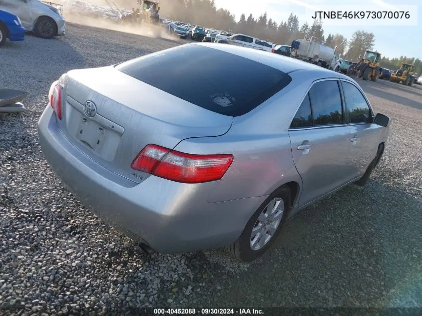 2007 Toyota Camry Xle VIN: JTNBE46K973070076 Lot: 40452088