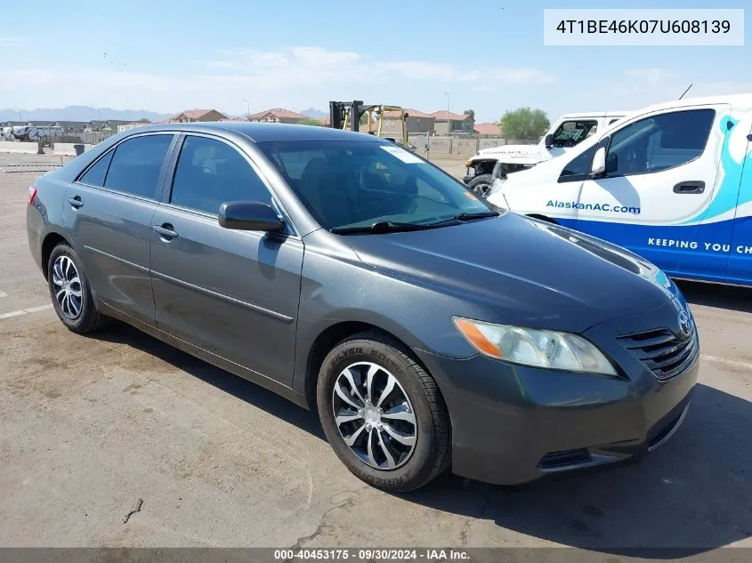 4T1BE46K07U608139 2007 Toyota Camry Ce/Le/Se/Xle