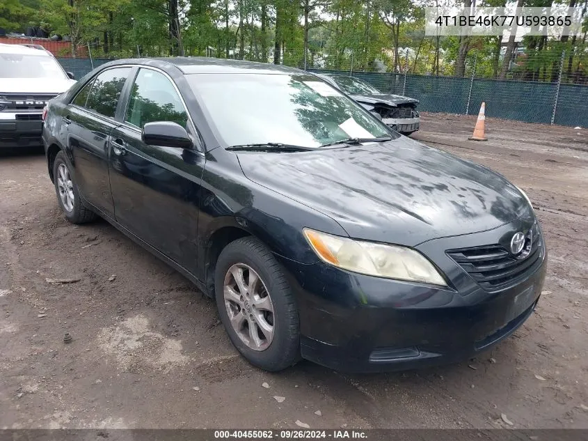 2007 Toyota Camry Le VIN: 4T1BE46K77U593865 Lot: 40455062