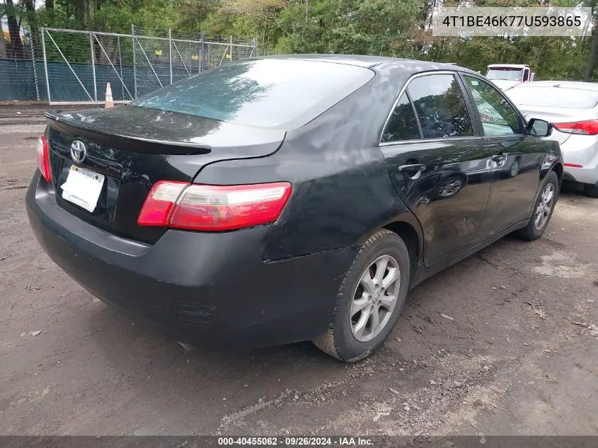 2007 Toyota Camry Le VIN: 4T1BE46K77U593865 Lot: 40455062