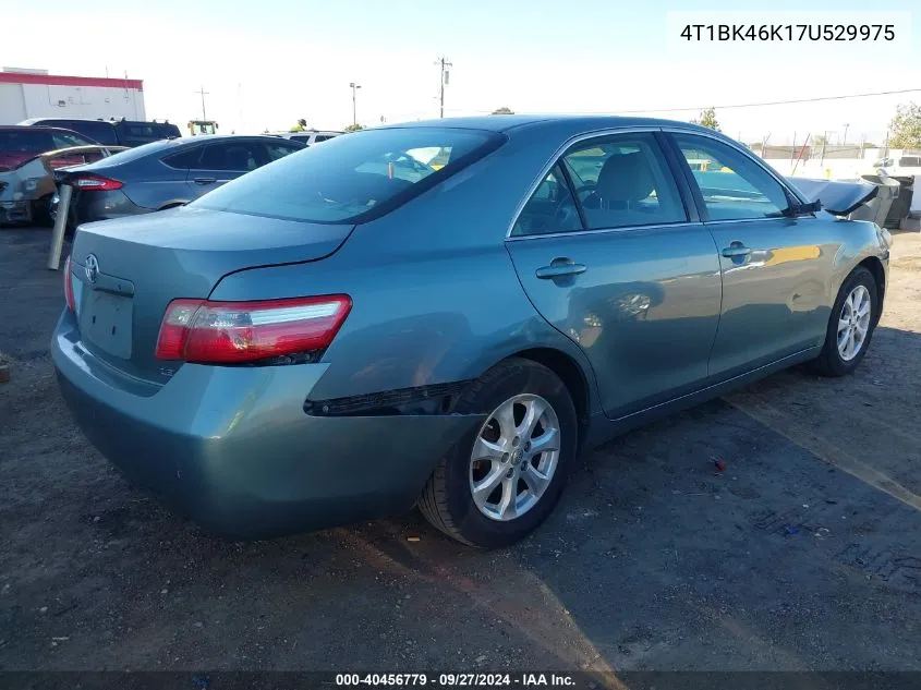 4T1BK46K17U529975 2007 Toyota Camry Le V6