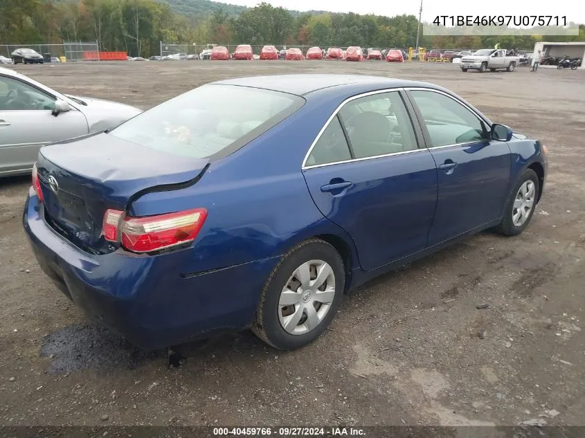 4T1BE46K97U075711 2007 Toyota Camry Le