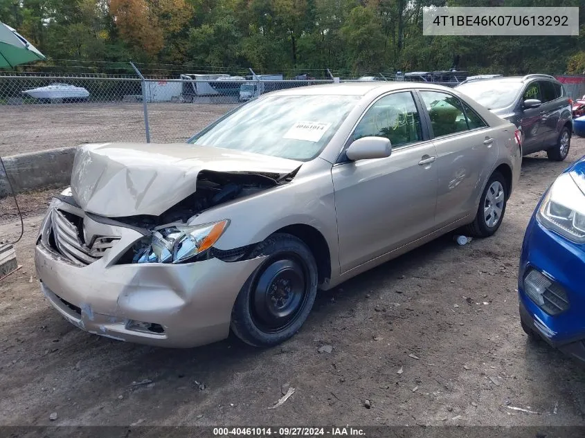 4T1BE46K07U613292 2007 Toyota Camry Le