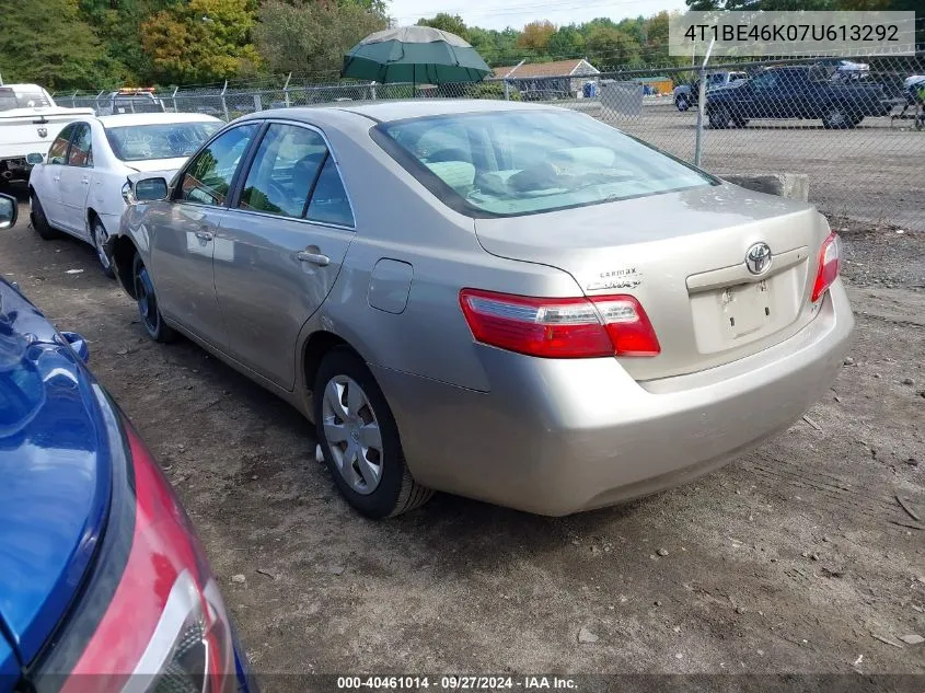 4T1BE46K07U613292 2007 Toyota Camry Le