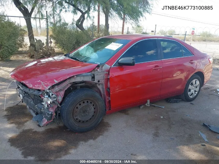 JTNBE46K773100885 2007 Toyota Camry Le