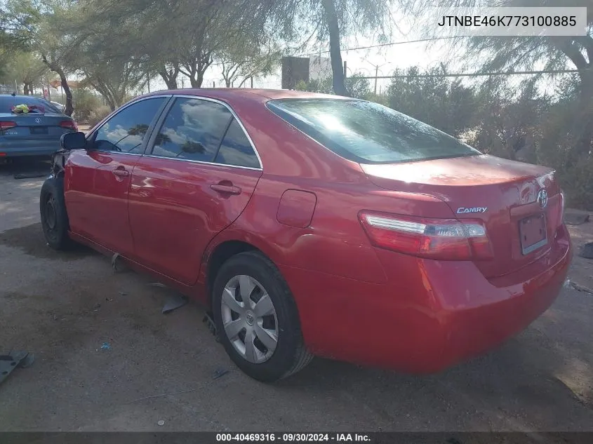 JTNBE46K773100885 2007 Toyota Camry Le