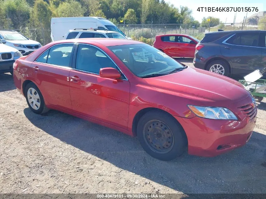 2007 Toyota Camry Le VIN: 4T1BE46K87U015676 Lot: 40479101