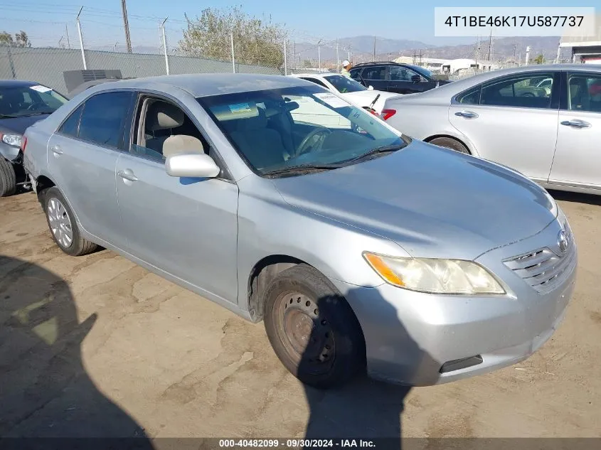 4T1BE46K17U587737 2007 Toyota Camry Ce