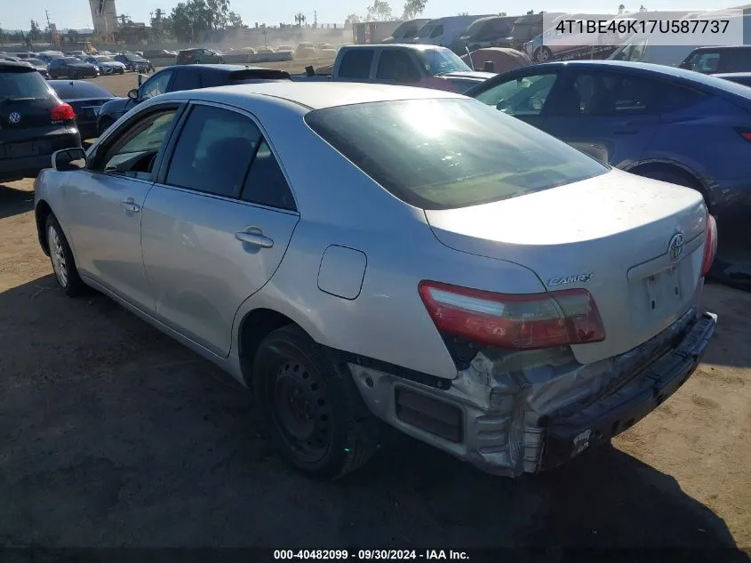 4T1BE46K17U587737 2007 Toyota Camry Ce