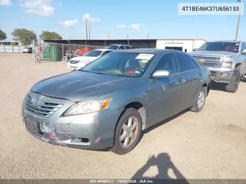 2007 Toyota Camry Le VIN: 4T1BE46K37U656153 Lot: 40490317