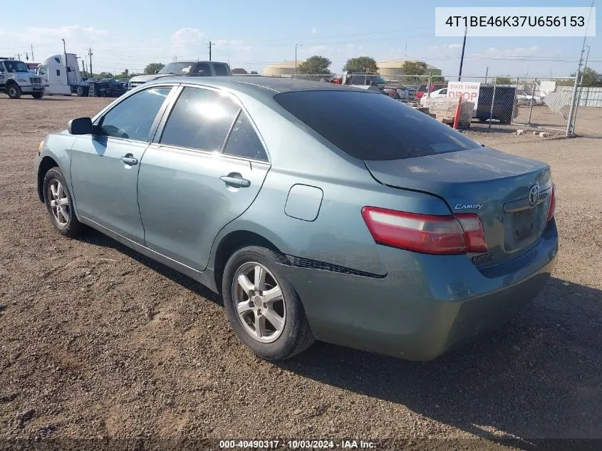 2007 Toyota Camry Le VIN: 4T1BE46K37U656153 Lot: 40490317