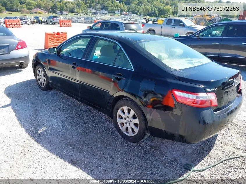 2007 Toyota Camry Le VIN: JTNBE46K773072263 Lot: 40510881