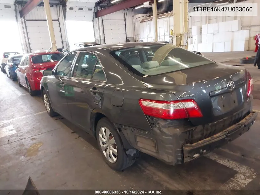 4T1BE46K47U033060 2007 Toyota Camry Le