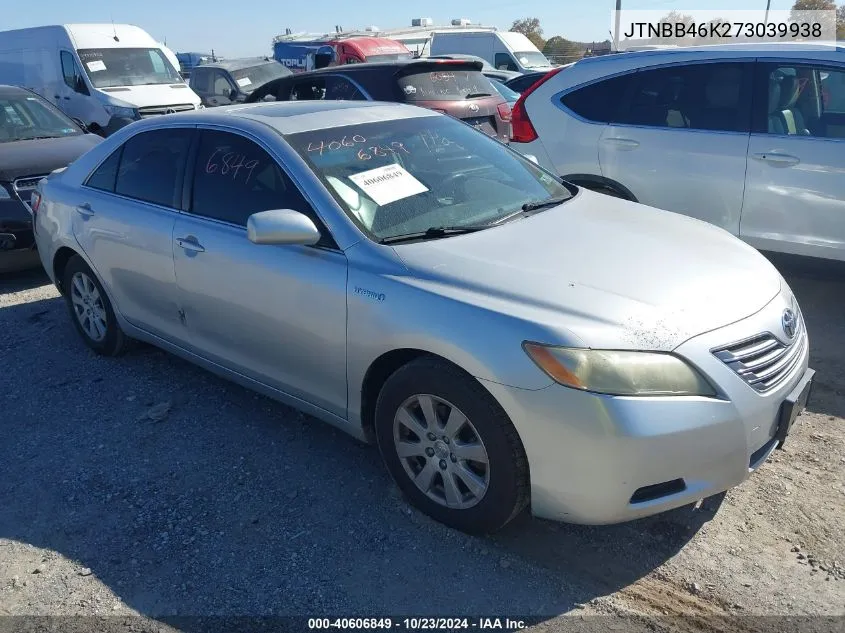 JTNBB46K273039938 2007 Toyota Camry Hybrid