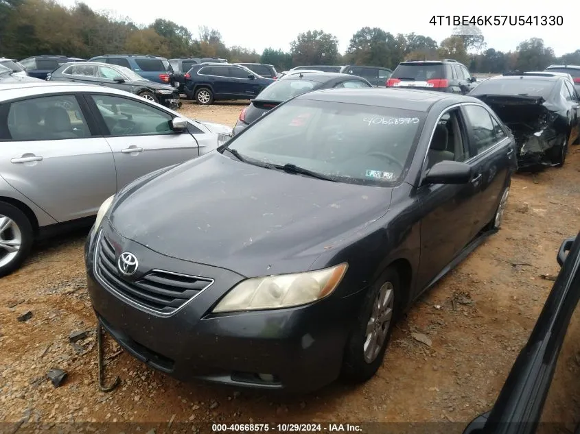 2007 Toyota Camry Xle VIN: 4T1BE46K57U541330 Lot: 40668575