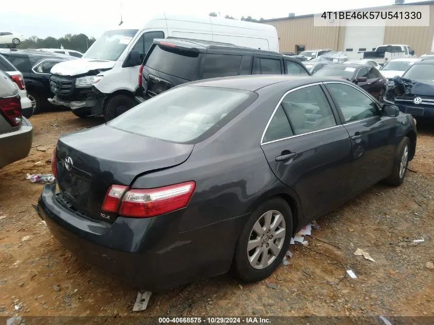 2007 Toyota Camry Xle VIN: 4T1BE46K57U541330 Lot: 40668575