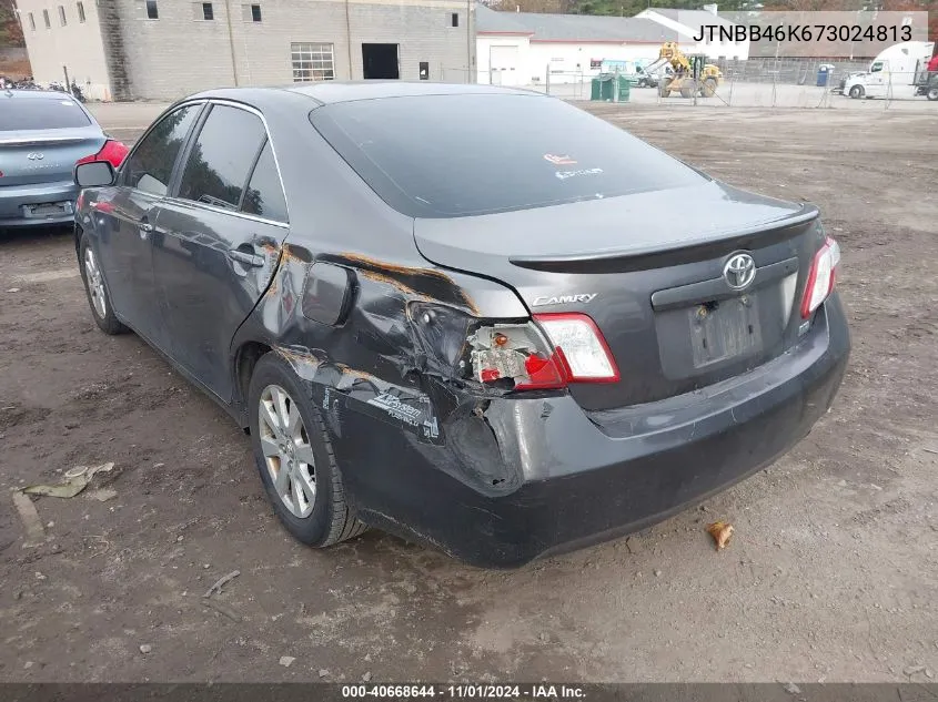 2007 Toyota Camry Hybrid VIN: JTNBB46K673024813 Lot: 40668644