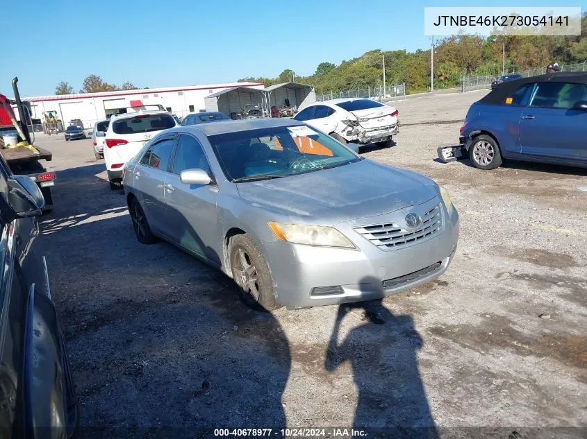 2007 Toyota Camry Le VIN: JTNBE46K273054141 Lot: 40678977