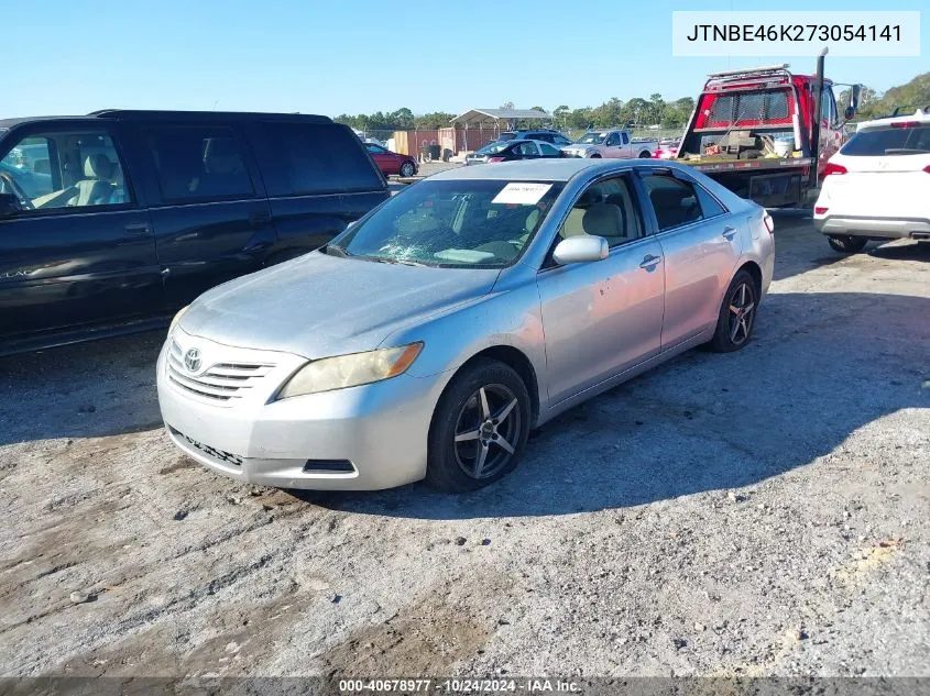 2007 Toyota Camry Le VIN: JTNBE46K273054141 Lot: 40678977