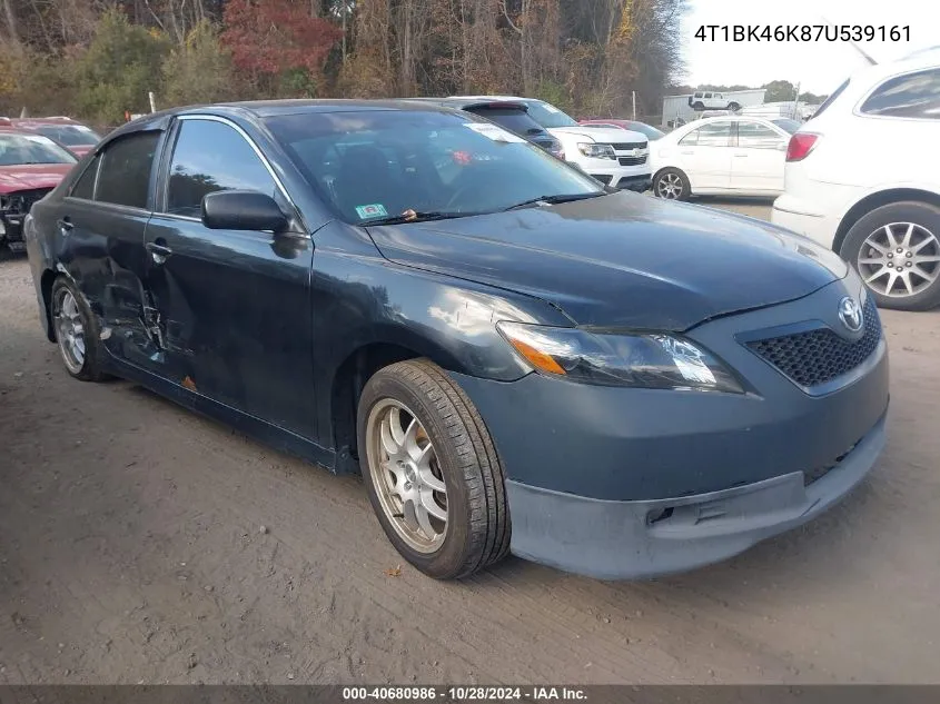 2007 Toyota Camry Se V6 VIN: 4T1BK46K87U539161 Lot: 40680986