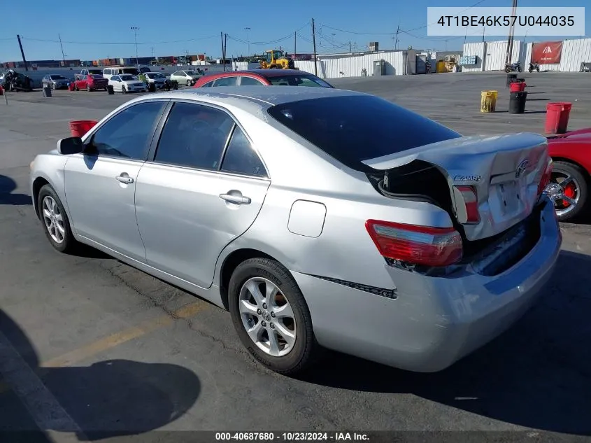 2007 Toyota Camry Le VIN: 4T1BE46K57U044035 Lot: 40687680