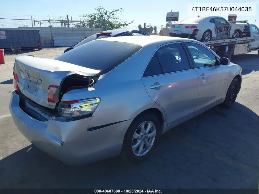 2007 Toyota Camry Le VIN: 4T1BE46K57U044035 Lot: 40687680