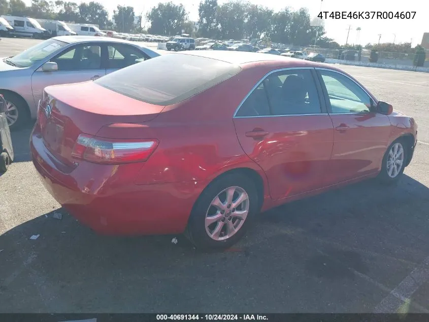 2007 Toyota Camry Ce/Le/Xle/Se VIN: 4T4BE46K37R004607 Lot: 40691344