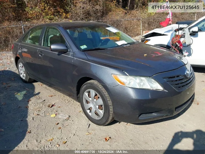 2007 Toyota Camry Le VIN: 4T1BE46KX7U125645 Lot: 40691700