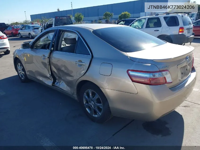 JTNBB46K773024206 2007 Toyota Camry Hybrid