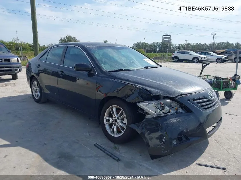 2007 Toyota Camry Le VIN: 4T1BE46K57U619833 Lot: 40695957